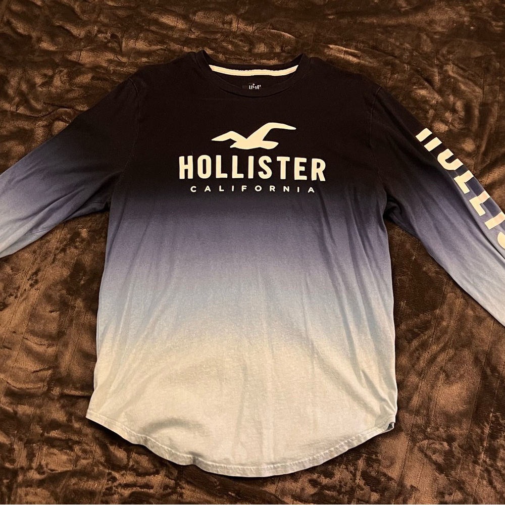 Blue Gradient Hollister Longsleeve